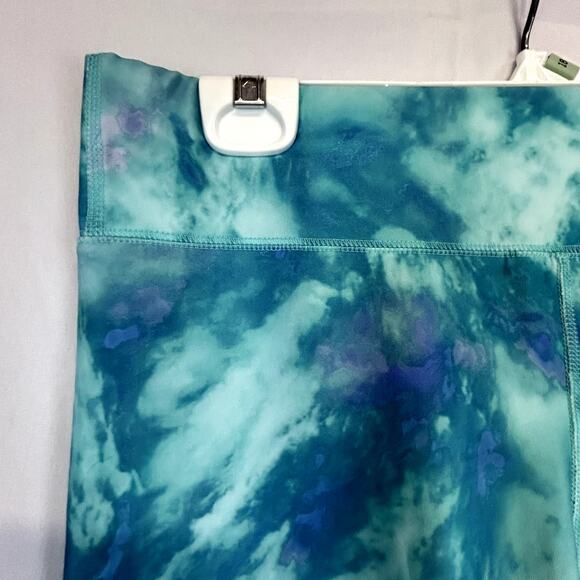 Xersion 7/8 Ankle Legging size Large Women blues Quick-Dri - Picture 2 of 7